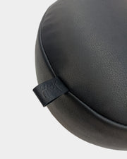 Meditationskissen aus Leder, schwarz
