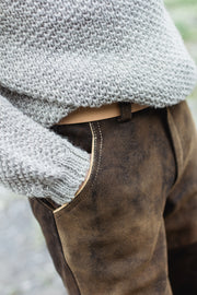 Hose Herren "Jagd" Hirschleder