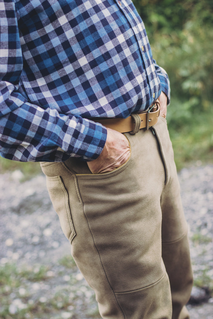 Hose Herren "Jeans" Hirschleder