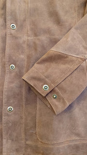 "Chore Jacket" Ziegenleder gewachst
