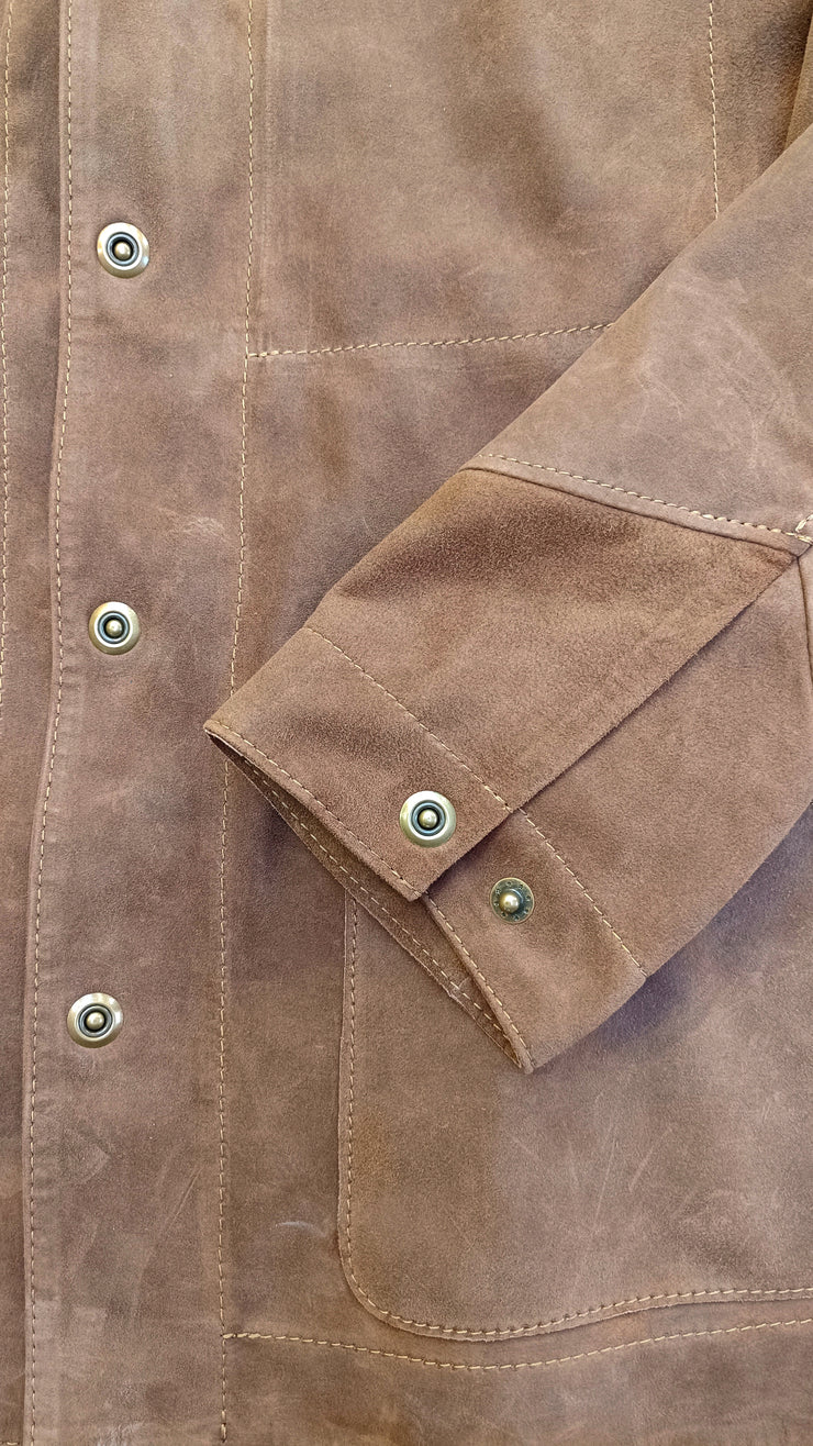 "Chore Jacket" Ziegenleder gewachst