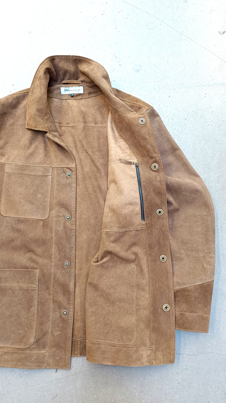 "Chore Jacket" Ziegenleder gewachst