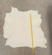 Lammnappa creme perforiert 1 Fell ca. 0,6 m2