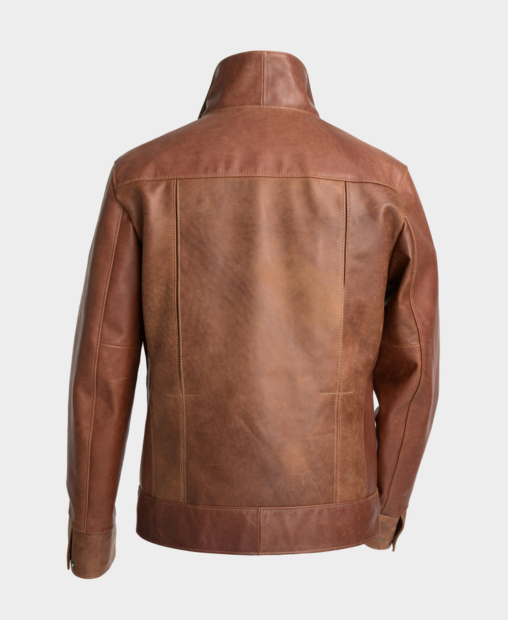 Jacke Herren "Wild One" Pferdeleder