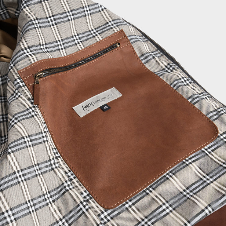 Jacke Herren "Wild One" Pferdeleder