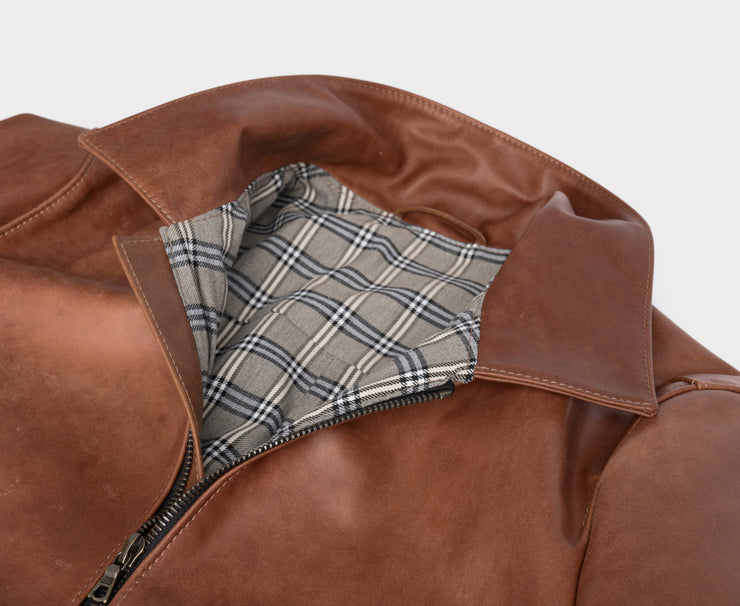 Jacke Herren "Wild One" Pferdeleder