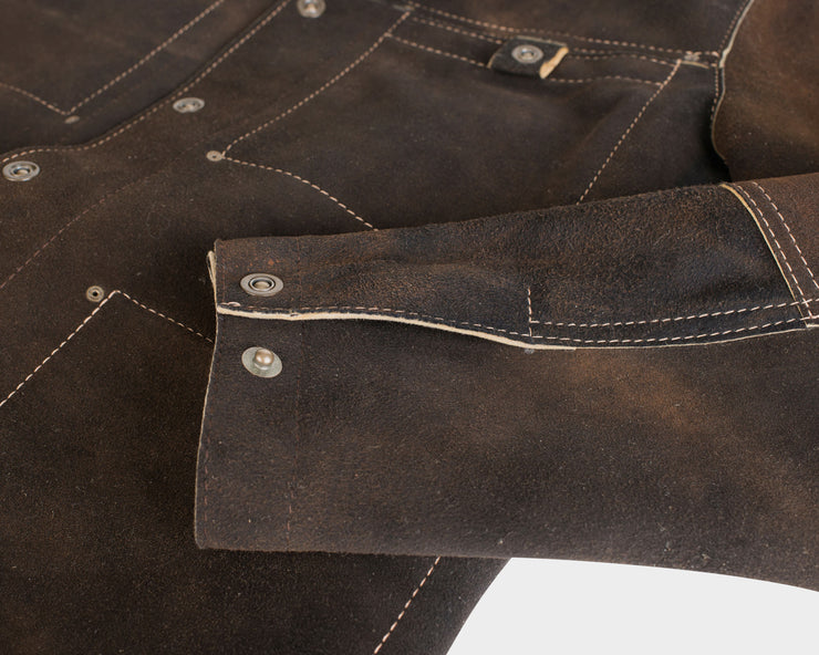 Jacke Herren "Welders Jacket" Hirschleder