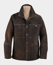 Jacke Herren "Welders Jacket" Hirschleder
