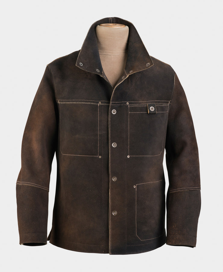 Jacke Herren "Welders Jacket" Hirschleder