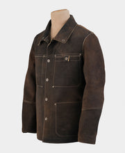 Jacke Herren "Welders Jacket" Hirschleder